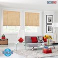thumbnail image 7 of PowerSellerUSA Light Filtering Cordless Rollup Window Blinds, 72L x 30W Inches Oval Veranda Vinyl Roller Privacy Blind, Indoors-Outdoors Mount Simply Pull-Up from the Bottom Handrail, Beige, 7 of 7