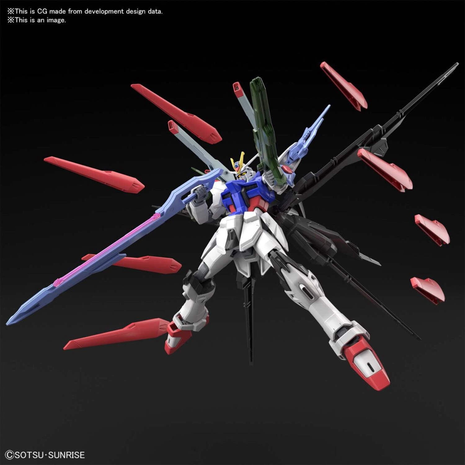GBB Gundam Perfect Strike Freedom HG 1:144 Model Kit