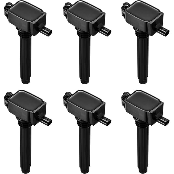 BDFHYK Ignition Coil Pack UF648 Set of 6 Compatible with Chrysler 300 Dodge Challenger Charger Jeep Grand Cherokee Wrangler Ram 1500 Classic Volkswagen Routan 3.6L V6 Replacement for C1791 UF648