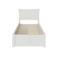 thumbnail image 6 of Metro Platform Bed with Flat Panel Foot Board and 2 Urban Bed Drawers in, Multiple Colors and Sizes, 6 of 7