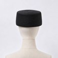 thumbnail image 7 of Hsqqdc Women Straw Pillbox Hat Vintage Artist French Beret Cap Summer Sun Painter Hat, 7 of 7