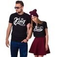 thumbnail image 6 of King and Queen Tees Couple Matching Theme Shirts Tee Shirt Boyfriend Girlfriend Husband Wife Shirts, 6 of 10