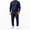 Navy, variant on Dpjklzsn Men's Linen Shirt and Pants Set, Long Sleeve Crewneck Resort Outfit with Drawstring Pants