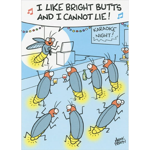 Oatmeal Studios Firefly Karaoke Night Funny Birthday Card