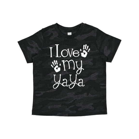 Inktastic I Love My Yaya Grandchild Boys or Girls Toddler T-Shirt