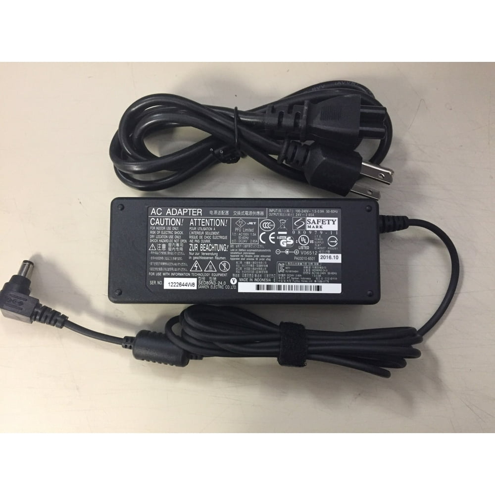 Fujitsu Scanner fi7160 fi7180 fi7260 fi7280 Power Supply & Cord