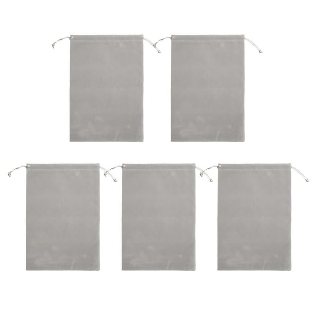 5 Pcs Sac de Transport pour Casque Portable, Rangement de Casque de Voyage, Grande Capacité Pochette Douce à Cordon, pour Casques de Jeu, Écouteurs, Écouteurs, Robuste et Durable