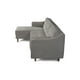 thumbnail image 5 of Sala Modular Sofá Cama Reversible De Velvet Gris Claro Beehive Memory Foam Modelo Mondlak, 5 of 8