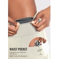 thumbnail image 2 of BALEAF Women's 7" Athletic Long Shorts High Waisted Running Bermuda Shorts with Pockets Beige Small, 2 of 6