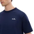thumbnail image 5 of ellesse Camiseta para hombre - ACCIANO CLASSIC TEE, manga corta, cuello redondo, logotipo, algodón, liso Azul oscuro M (Medium), 5 of 5