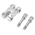 thumbnail image 1 of Ganchos de remolque de roca para cabrestante, grilletes de cabrestante para remolque de parachoques delantero y trasero de Metal, accesorio para coche RC plateado, 1 of 10