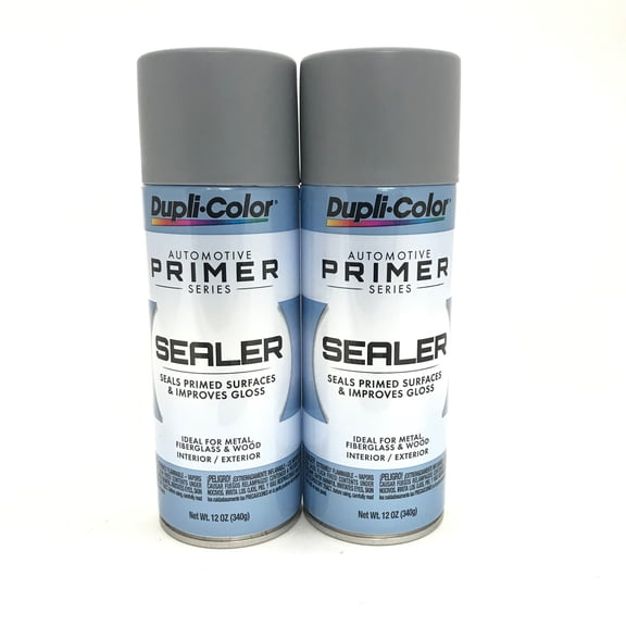 Dupli Color Gray Primer Sealer Paint Primer, Two 12 oz., 2 Pieces 2 Pack