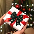 thumbnail image 3 of Christmas Velvet Wired Edge Ribbon,0.98 Inch Wide Xmas Ribbon,Craft Supply for Tree Decor Gift Wrapping Wreath Garland Bow Making,Indoor Outdoor Farmhouse Xmas Holiday Decor, 3 of 4