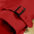 thumbnail image 3 of Herrnalise Jackets For Women Fashion Turn Down Collar Long Sleeve Casual Coat Cardigan Blouse Shackets For Women 2024 fall Red,XL, 3 of 4
