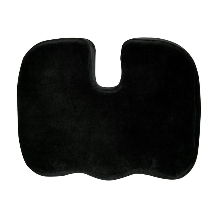 Allsett Health Memory Foam Seat Cushion for Office Chair - Black