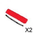 thumbnail image 1 of 2x Cinta De Agarre De Toalla Suave Transpirable Protector Absorbente De Sudor Envoltura De Mango De Tenis Rojo, 1 of 8