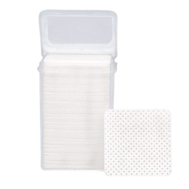 200Pcs Lingettes à Ongles Sans Peluche Nettoyage Efficace Extensions de Cils Lingettes de Colle pour Extensions de Cils Ongles Colle à Cils Blanc