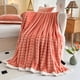 thumbnail image 5 of 39.37x27.55in Fleece Throw Blanket For Couch Soft Warm Fluffys Cream Solid ColorBlanket Decorative And Giftable Striped Blankets For, 5 of 6