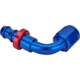 thumbnail image 6 of Aluminum Push-On Hose Socketless Fitting, 120 Degree, AN6, 6 of 7
