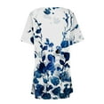 thumbnail image 4 of Plus Size Cardigan Women Casual Printed Short Sleeve Cardigans Drape Open Front Lightweight Summer High Low Hem Tops Light Cardigans for Women Summer on Clearance, 4 of 4
