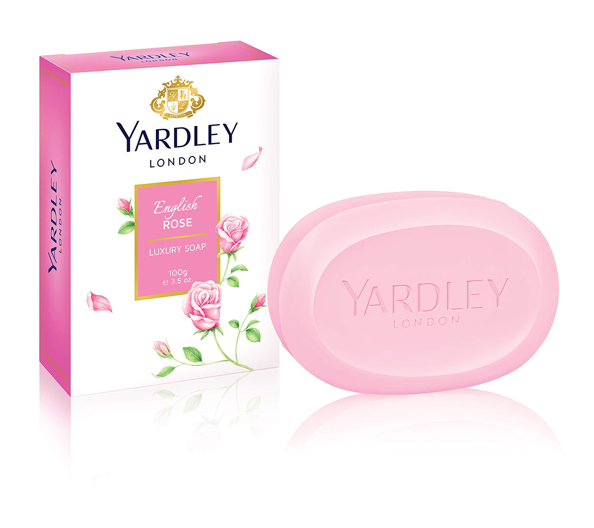 Yardley English Rose Luxury Perfumed Soap For Women, Cruelty Free and