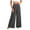 Dark Gray, variant on EDFBUYKRS Female Women Pants Casual Dress Pants Women Petite Womens High Waisted Flowy Palazzo with Pockets Xl