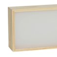 thumbnail image 6 of deevoka Wooden Shadow Box Frame with Light Deep Showcase for Photos Keepsakes Awards 26cmx6cmx13cm, 6 of 9