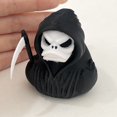 thumbnail image 4 of Reaper Duck Figurine – Spooky Duck for Ducking & Cruise Hiding – Halloween Gothic Dashboard Figurine – Horror Duck Collectible, 4 of 5