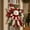 Snowman, variant on Festive Quilted Christmas Door Hanging DIY Sewing Kit, Christmas Quilted Bow DIY Kit with Fabric, Batting, Thread, Templates & Instructions, Patchwork Decor Kit for Door Wall Display(Santa Claus)