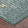 thumbnail image 3 of Addison Rugs Chantille Indoor/Outdoor Contemporary Abstract Teal Machine Washable Rectangle Rug, 3' x 5', 3 of 8