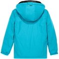 thumbnail image 2 of Girl's Waterproof Ski Snow Jacket Fleece Windproof Winter Jacket with Hood, 2 of 7