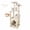 Beige, variant on SUGIFT 66 Inch Tall Cat Tree with 2 Condos, Cat Tower with Sisal Scratching Posts and Plush Perches, Large Cat Activity Tree for Indoor Cats, Beige