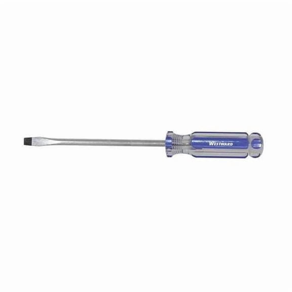Westward General Purpose Slotted Screwdriver 1/4 in Round 401L97