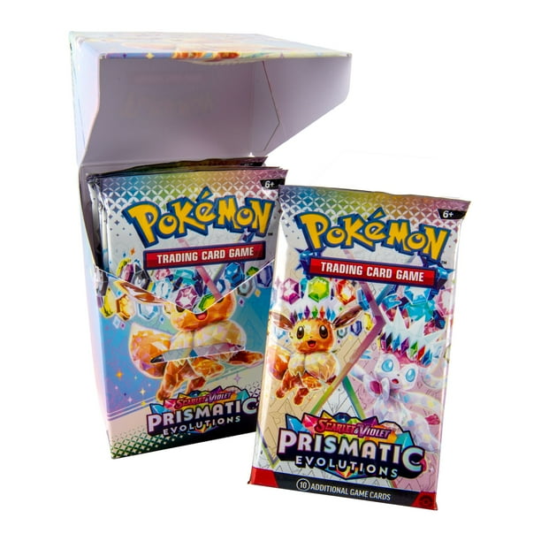 tcgplayer prismatic evolutions booster box Pokemon TCG: Scarlet & Violet—Prismatic Elite Trainer : Toys & Games featuring Eevee ex Opening Prismatic Evolutions Sam's Club