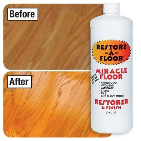 Restore-A-Floor Floor Finish - Wood Floor Polish and Hard Wood Floor Wax to Rejuvenate Floors Including Marble Floors, Vinyl Floors, and Laminate