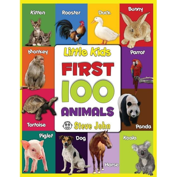 Little Kids First 100 Animals: Learning for Kids, (Paperback)