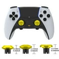 thumbnail image 2 of Metal Thumb Stick Caps Compatible with PS5 Edge Controller, Analog Stick Joystick Replacement Parts Accessory Kit-Black, 2 of 7
