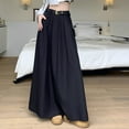 thumbnail image 3 of TNOBHG Women A-line Skirt Women Skirt Elegant Flared A-line Midi Skirt with Pockets Fashionable Solid Color Lady Skirt for Autumn Flared Skirt with Pockets, 3 of 8