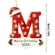 thumbnail image 3 of Adornos de letras para árbol de Navidad | Colgantes con el alfabeto | Set de 26 piezas para decoración navideña DIY | Adornos colgantes de acrílico para el hogar, la oficina y la escuela, 3 of 9