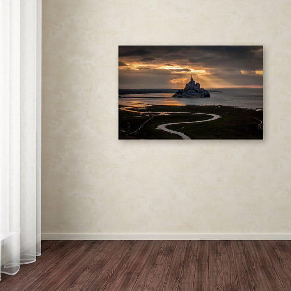 Trademark Fine Art "Welcome to the Hell" Canvas Art by Mathieu Rivrin