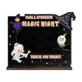 thumbnail image 1 of Decorative Figures Lady Sculpture Solar Garden Fall Christmas Ornament Assortment Halloween Picture Photo Small Picture Happy Halloween Home Tabletop Display For Boys Girls, 1 of 4