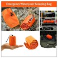 thumbnail image 3 of PATLOLLAV Emergency Sleeping Bag for Survival ,Lightweight Survival Sleeping Bags with Storage Bag, Thermal Bivy Sack Portable Emergency Blanket for Camping, Hiking, Outdoor,Fishing,Activities, 3 of 5