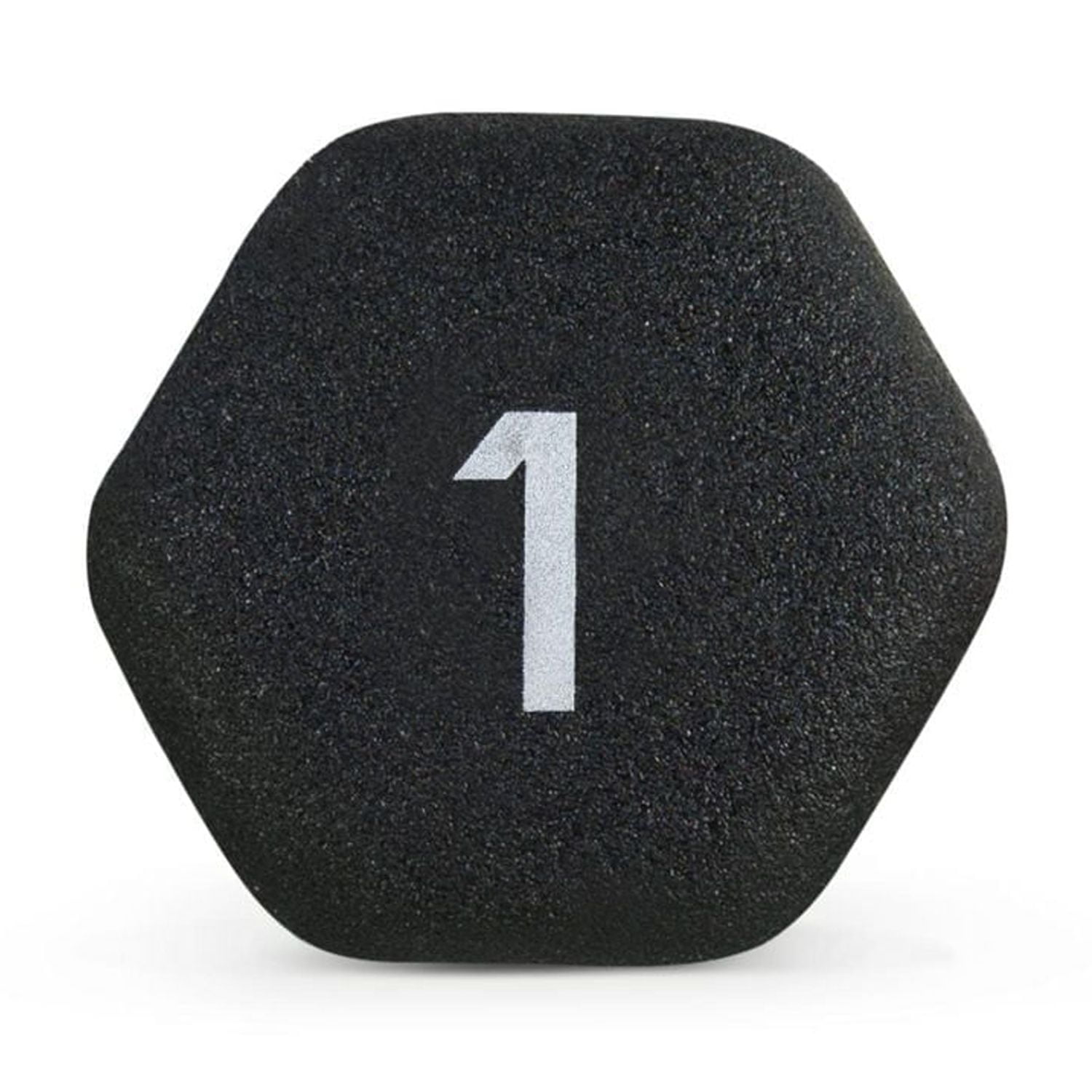 CAP Barbell, Black Neoprene Dumbbell, 1lb Single