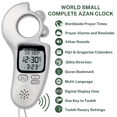 thumbnail image 3 of AL-FAJIA Digital Portable Tasbih Counter Azan Clock Reminder Islamic Auto Prayer Time (Silver), 3 of 12
