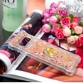 thumbnail image 2 of Funda para Samsung Galaxy S10 Plus con Brillo Líquido Flotante, Purpurina, Parachoques y Anillo Giratorio Soporte, 2 of 5