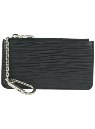 Louis Vuitton Large Black Epi Leather Noir Key Pouch Pochette Cles