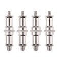thumbnail image 1 of Miangastore 4 Pcs Adaptateur de Vis Filetée Convertisseur Mâle 1/4 à 3/8 pour Support de Lampe de Studio, 1 of 9
