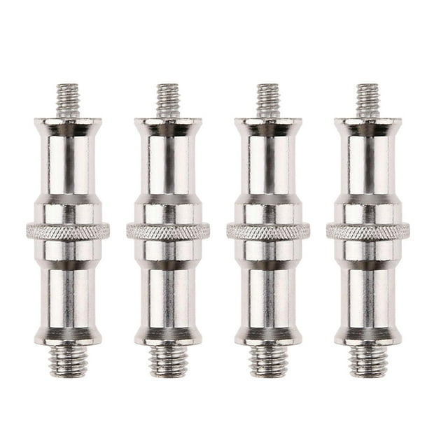 Miangastore 4 Pcs Adaptateur de Vis Filetée Convertisseur Mâle 1/4 à 3/8 pour Support de Lampe de Studio