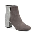 thumbnail image 4 of Journee Collection Womens Sarah Mixed Media Booties Ankle Boots, 4 of 5
