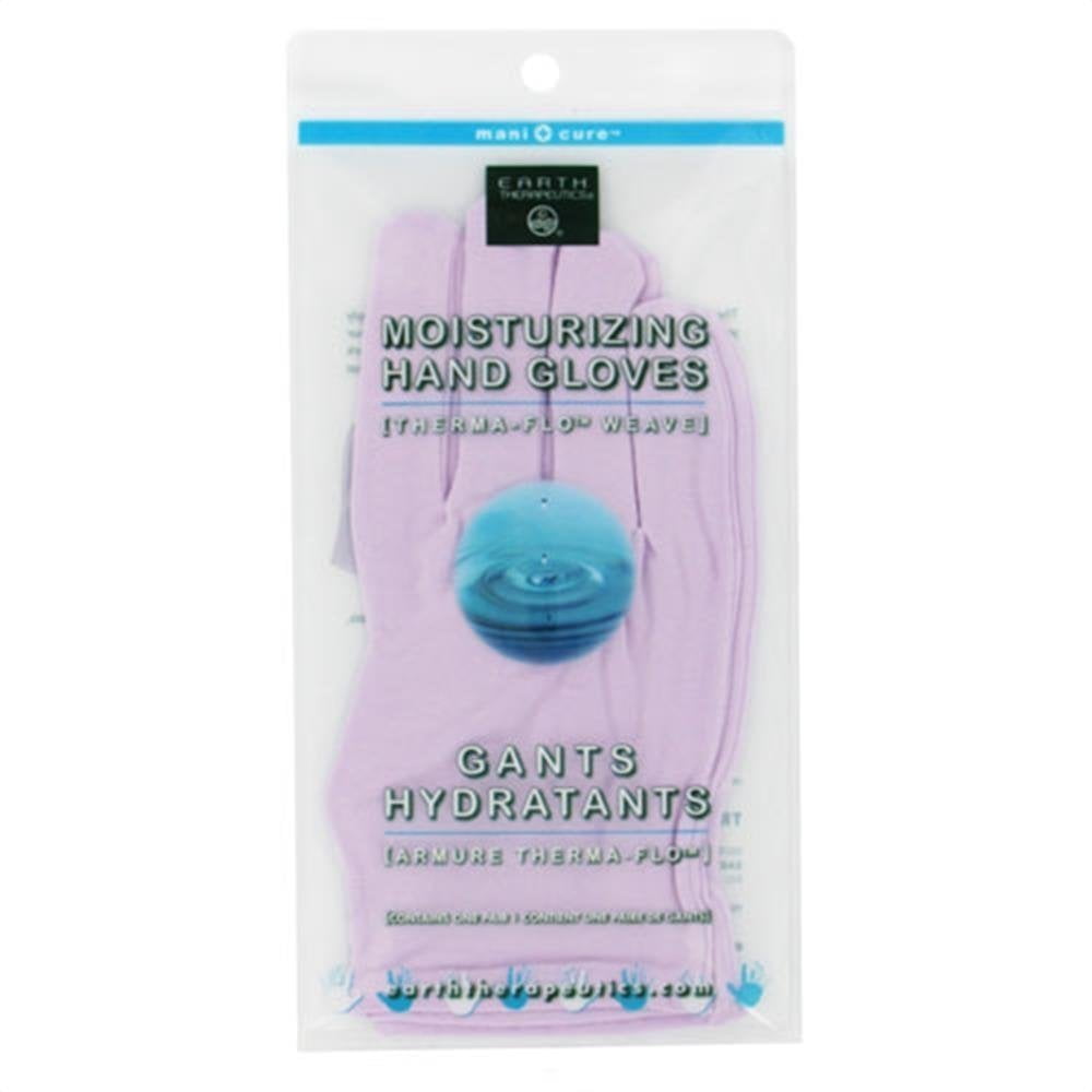 Earth Therapeutics Moisturizing Hand Gloves Solid ColorLavender 1 pair